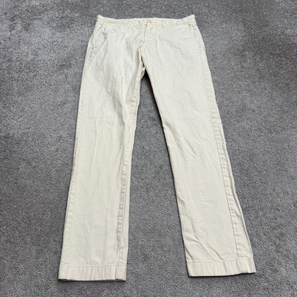 J. Crew Men's Cream Chino Pants